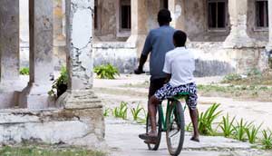 De bicicleta no Ibo