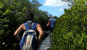 Travessia a pé até à Ilha de Quirimba