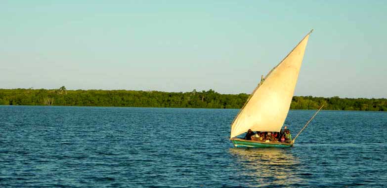Dhow en las Quirimbas