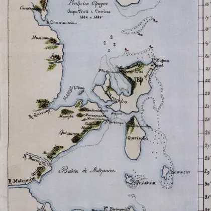 11 Histroical Map Ibo and neighboring lands 1884 1885 cmpr